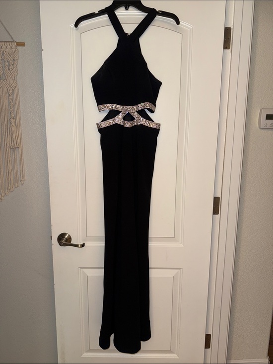 Xtraordinary Dresses & Skirts - Xtraordinary Black Prom Gown with Crystal Cutout Waist